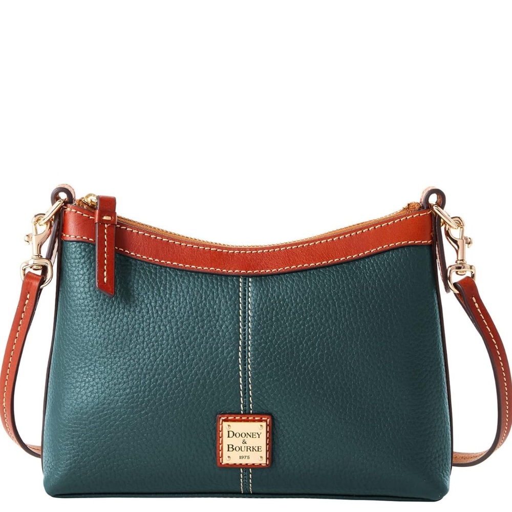 Green Leather Crossbody Bag